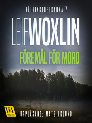cover image of Föremål för mord